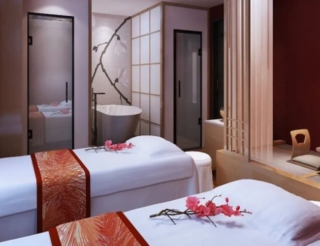 青岛市北高端会所桑拿环境展示（九）快乐驿站，体验水疗